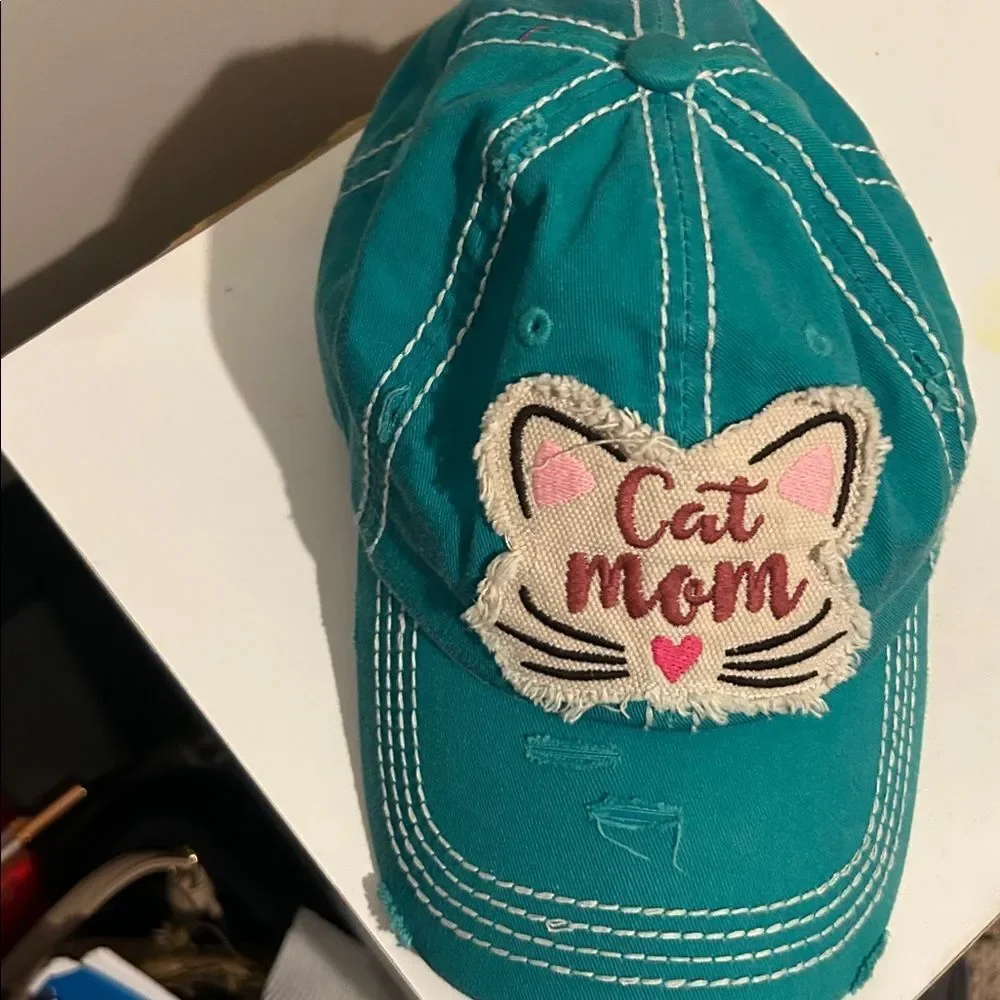 KBETHOS Dog Mom Cap - Black and Teal